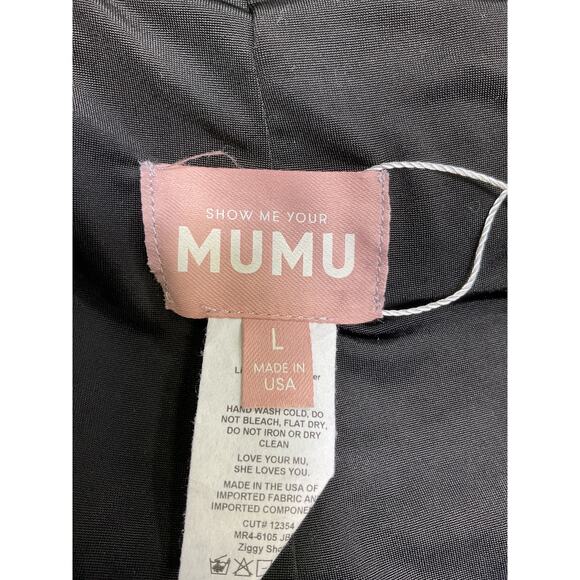 Show Me Your Mumu 'Ziggy' Black Nylon Shorts Size L - Picture 4 of 5